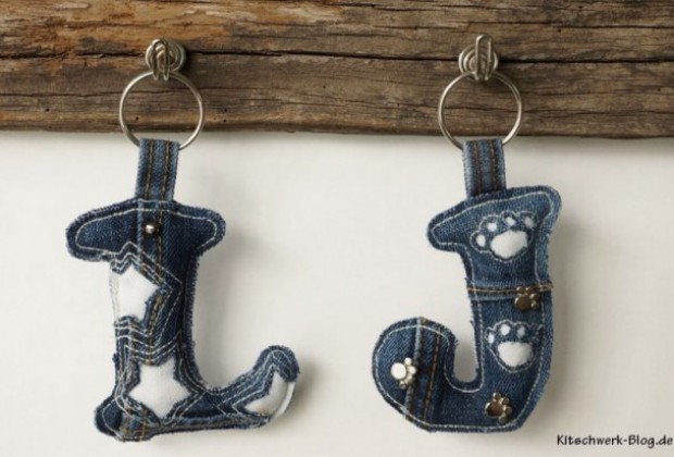 Jeansrecycling-Schlüsselanhänger-L-J