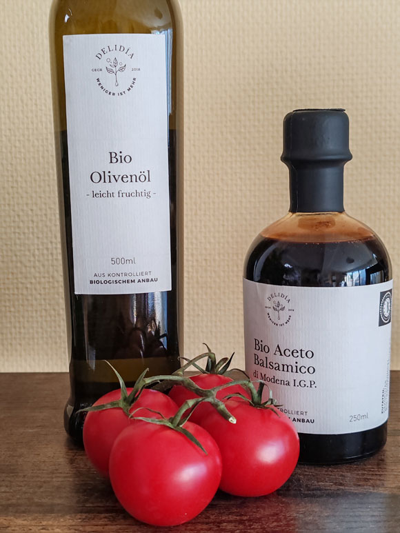 Olivenöl Aceto Balsamico Delidia