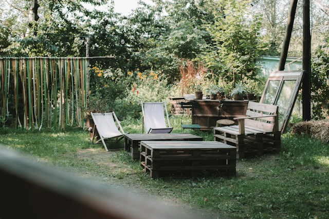 Liegestühle Garten